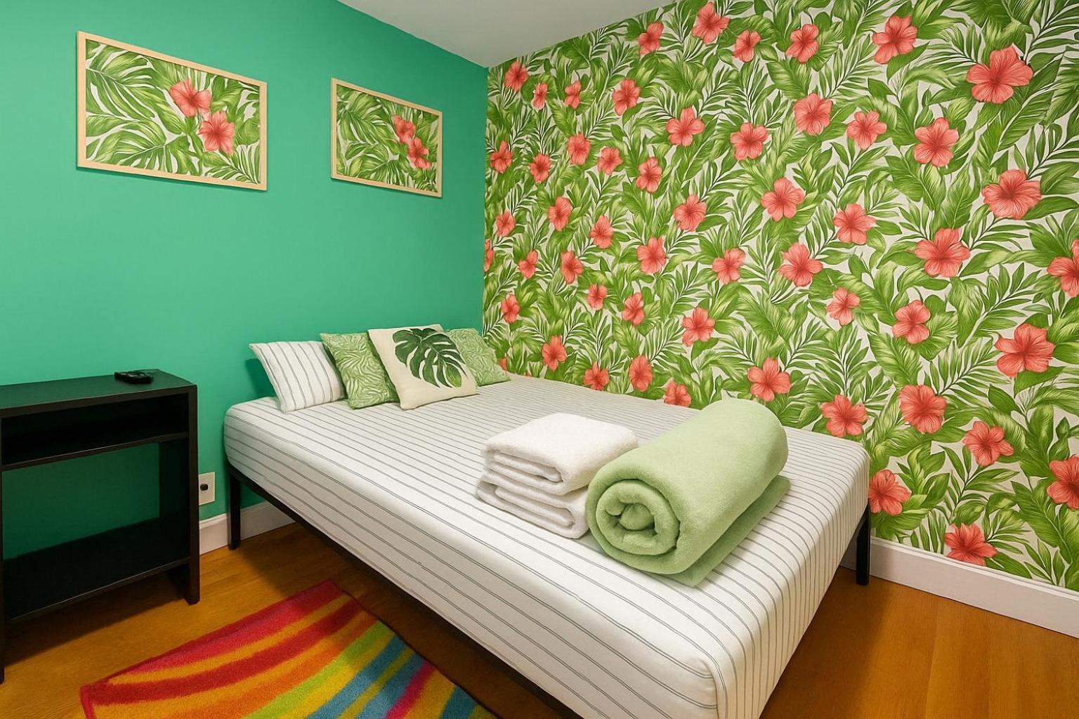 Tropical Comfort Room In Harlem Cozy Stay With Snacks & Style New York Bagian luar foto